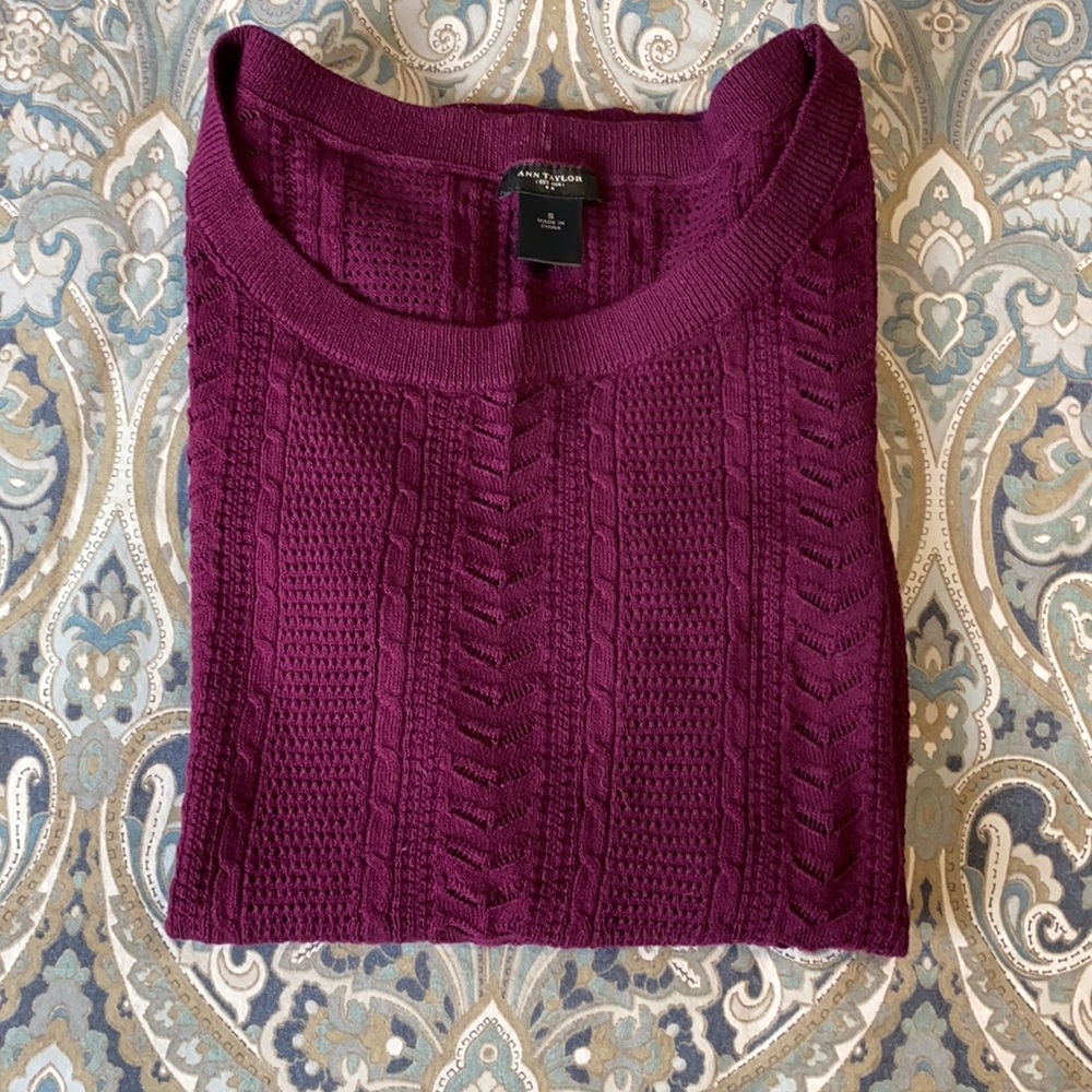 Dark Fuschia Knit